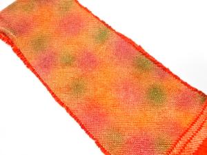 正絹　振袖用　絞り　帯揚げ